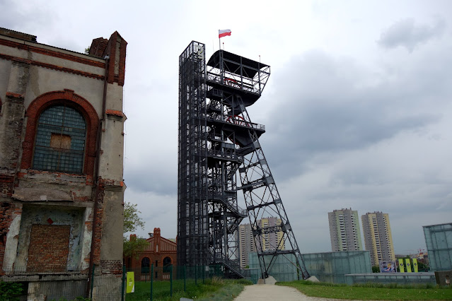 muzeum śląskie, wieża widokowa, szyb