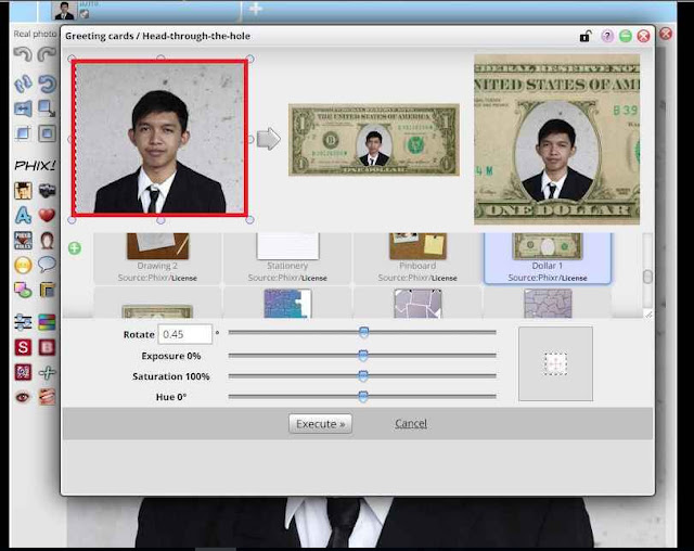 Edit Gambar Uang Dolar Dengan Foto Sendiri