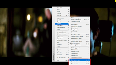 Mengubah Ukuran Font Subtitle Pada KMPlayer