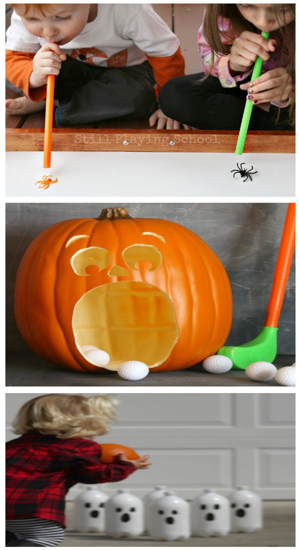 TONS of Halloween party games for kids!  #halloweenpartyideas #halloweenpartygames #halloweengamesforkids #growingajeweledrose #activitiesforkids