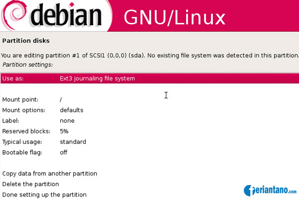 Cara Install Debian 5 Lenny Berbasis GUI Lengkap Dengan Gambar - Feriantano.com