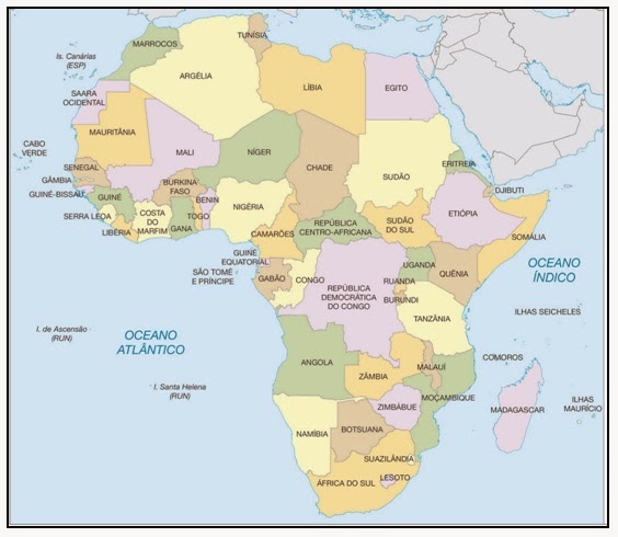 Continente Africano - www.professorjunioronline.com