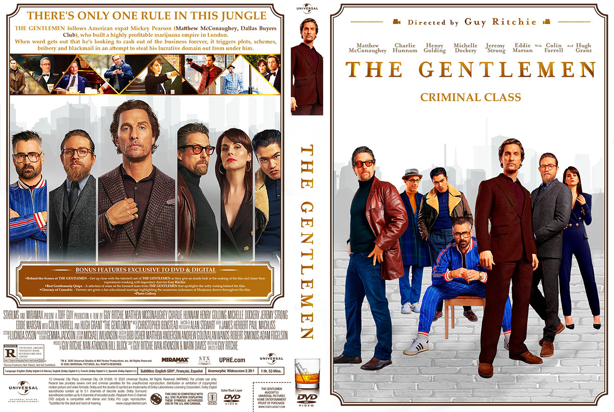 The Gentlemen DVD Cover | Cover Addict - Free DVD, Bluray ...