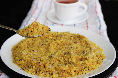 Pooram varuthathu with left over puttu steamed cake avulose podi