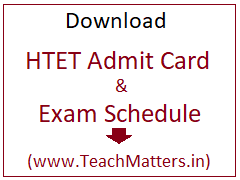 image: Download HTET Admit Card 2023 Exam Schedule December 2023 @ TeachMatters