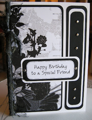 I created another one-of-a-kind Birthday Card design, this time without the 