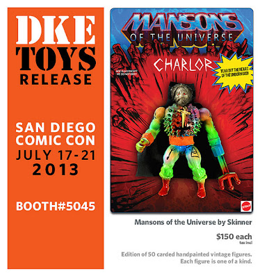 San Diego Comic-Con 2013 Exclusive Charlor Mansons of the Universe Action Figure by Skinner