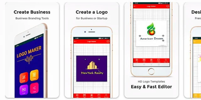 تطبيق صانع الشعار الإحترافي Logo Maker Business