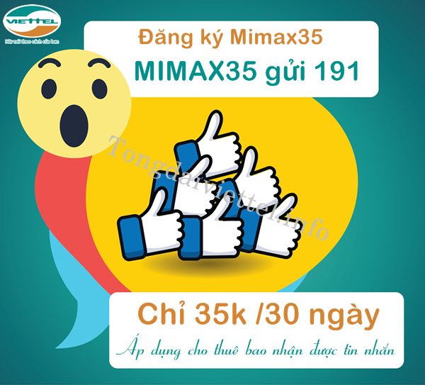 Thông tin chi tiết về gói cước Mimax35 của mạng Viettel