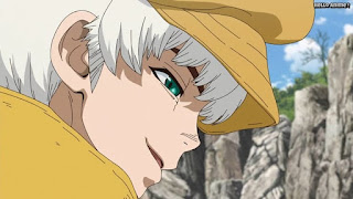 ドクターストーンアニメ 2期7話 西園寺羽京 うきょう Saionji Ukyo CV.小野賢章 | Dr. STONE Episode 31