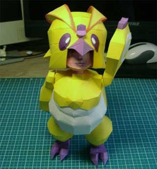 Rappy Suit Papercraft