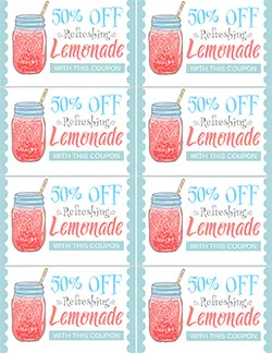 Free download - Lemonade Stand coupons