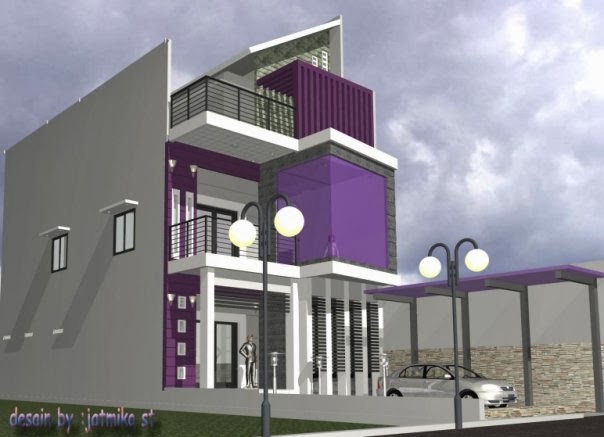 Denah Rumah  Minimalis 1 Lantai Top 15 Gambar  Desain Rumah  