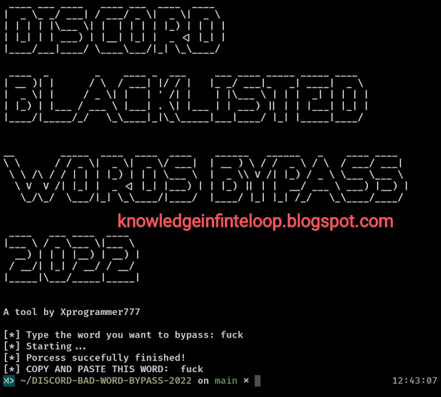 How to bypass bad words on discord server using termux | How to bypass bad words using termux 2022 | Termux to bypass blacklisted world in discord termux 2022 | Bypass bad words of termux 2022 | Bypass blacklisted world using termux 2022 | How to bbypass blacklisted words in discord using termux 2022 | Blacklisted word bypass using termux 2022 | How to bypass bad blacklisted words using termux 2022 Termux updated | How to learn Termux hacking using mobile ||  How to learn hacking using termux android || Termux learning best website 2022|| Termux Commands || Termux Scripts || Termux tools || Termux Tools install || Termux commands list || Termux tools list || Termux packages || termux hacking tools || termux hacking commands