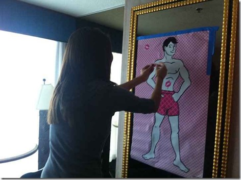Courtney playing Kiss the Stud 2
