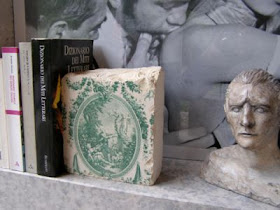 marble fragment bookend
