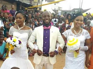 man weds two wives