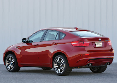 2010 BMW X6 M Side Rear Angle