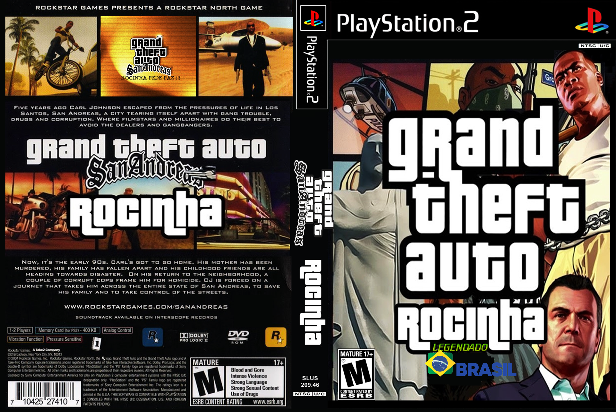 Gta San Andreas Traduzido em PT-BR PS2 Iso 