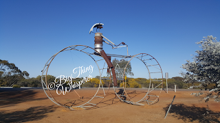 BIG Bike Sculpture in Ballidu