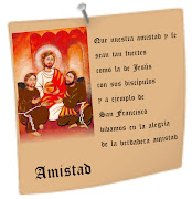 TARJETAS SAN VALENTÍN (AMISTAD FRANCISCANA) (san valentin amistad )