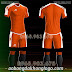 Áo bóng đá ko logo Zuka Basix màu cam