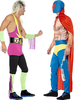 Mexican Wrestler Vs Retro Wrestler