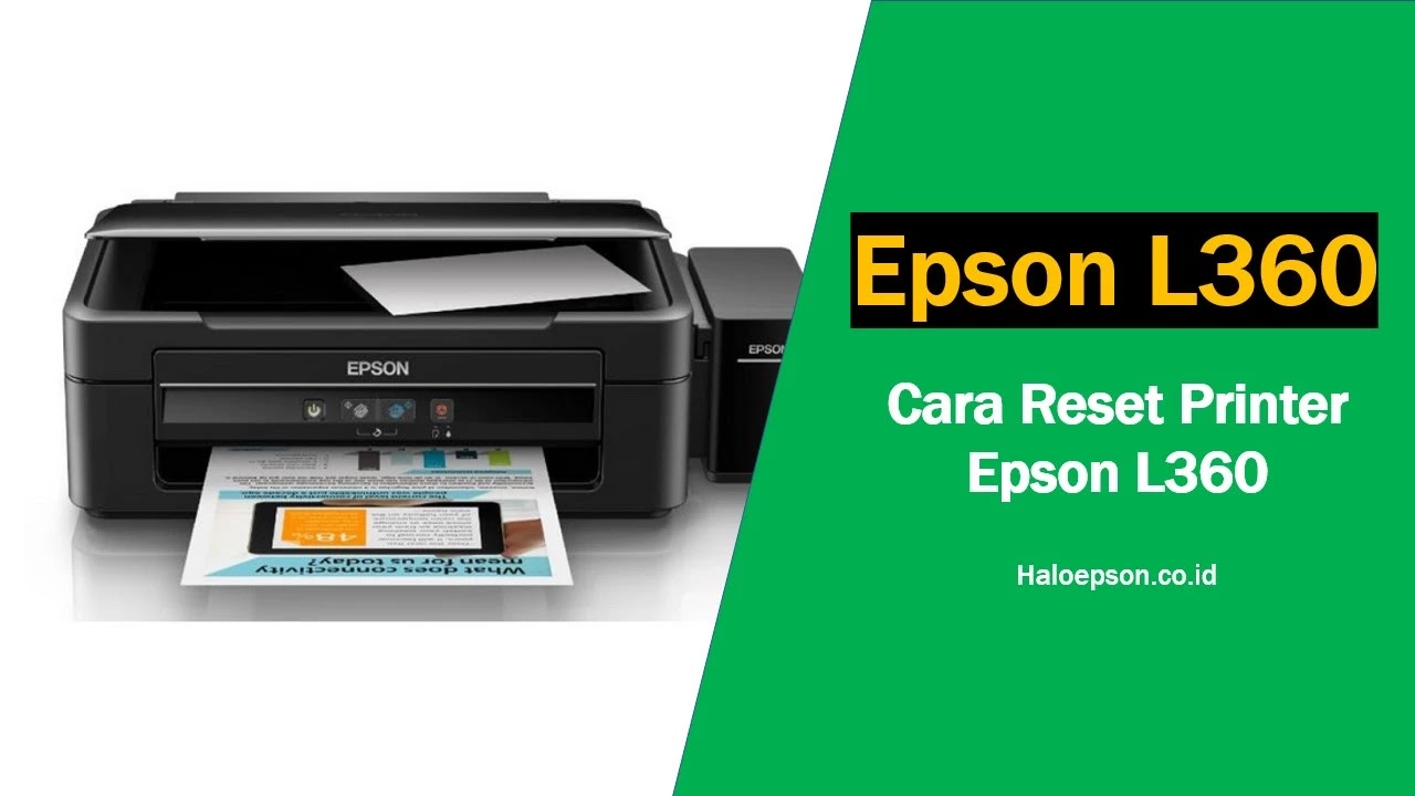 Cara Mudah Reset Printer  Epson  L360 Hanya 1 Menit Halo 