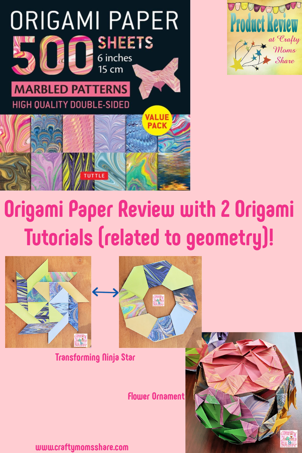 Floral Fun Geometry Not Paper Towel Pack of 6