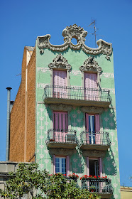 Modernist Building at Plaza del Sol, Gracia