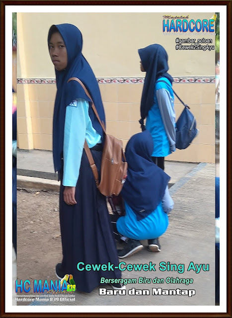 Gambar Siswa-Siswi SMA Negeri 1 Ngrambe Cover Biru - Buku Album Gambar Soloan Edisi 6