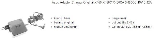  Charger atau adaptor yaitu perangkat utama yang penting bagi pengguna laptop Berita laptop Harga Charger Laptop Asus Original Terbaru 2017