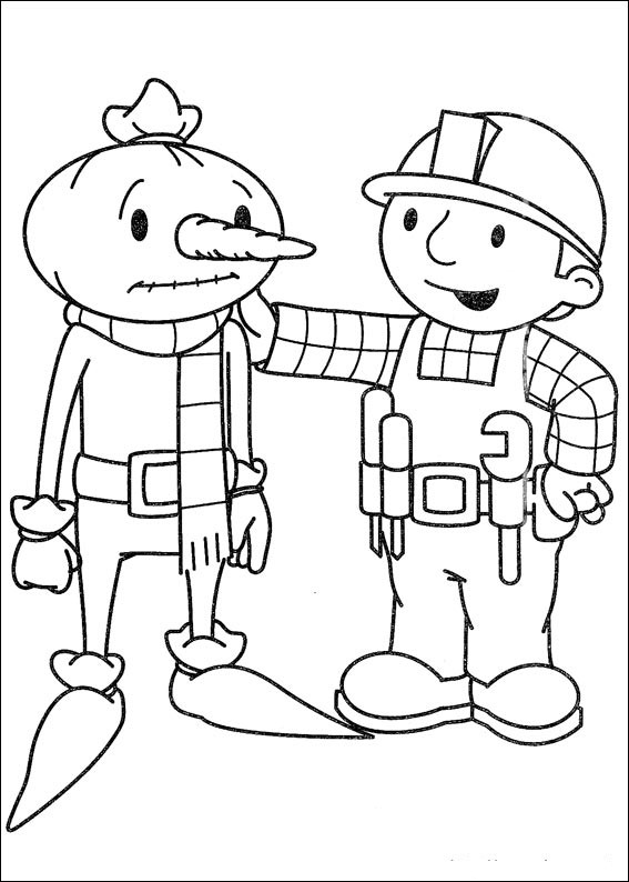 Many drawings of Bob The Builder to print and color ...