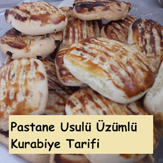 Pastane Usulü Üzümlü Kurabiye Tarifi