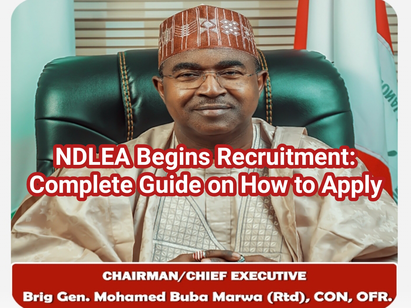 Update: NDLEA Begins 2023 General Recruitment