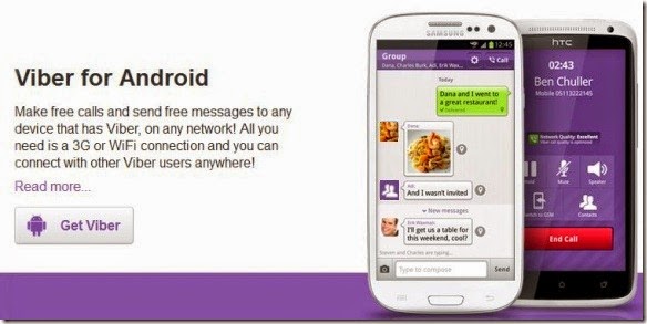 تحميل برنامج فايبر للاندرويد 2015 مجانا Viber for android