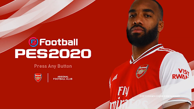 PES 2020 Arsenal FC Graphic Menu Mod by Hawke