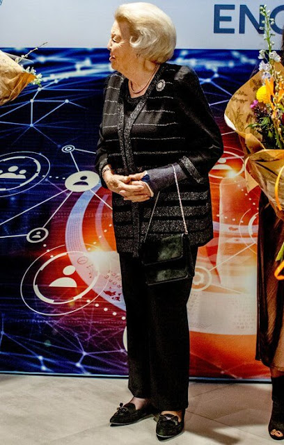 Princess Beatrix attended the Prince Friso Engineering Award 2023 ceremony at Boskalis Auditorium. Professor Jacquelien Scherpen