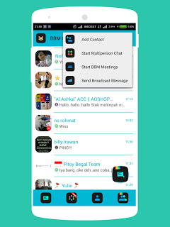 Download BBM MOD NEW FLAT LIGHT V2.10.0.30 APK