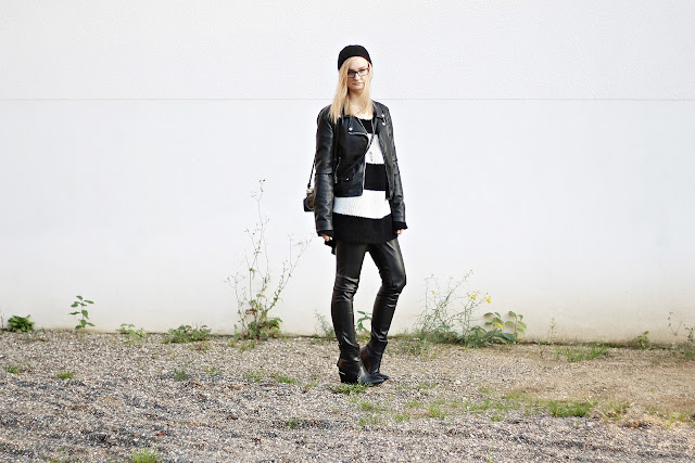 monochrome autumn outfit 2015