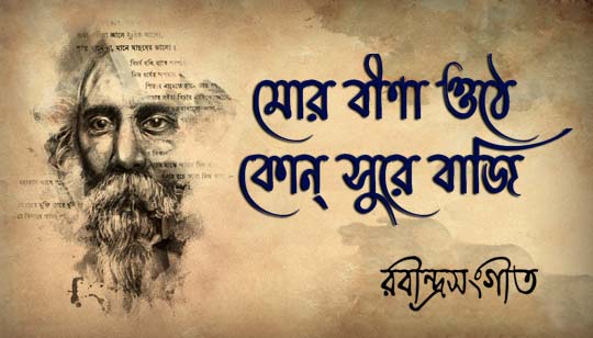 Mor Bina Othe Kon Sure Baji Rabindra Sangeet Lyrics