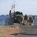 U.S. and French soldiers at amphibious exercise Alligator Dagger 17 in Djibouti