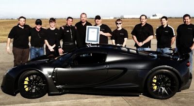 Hennessey Venom GT Breaks 0-300 Km/H World Record