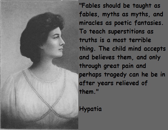 Hypatia Quotes. QuotesGram