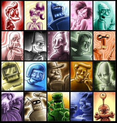 Futurama Inspired Artworks