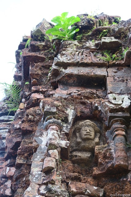 UNESCO World Heritage cultural site of the My Son. My Son was once the religious and political capital of the Champa Kingdom who ruled Central Vietnam from 4th to 15th century. 