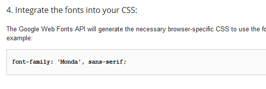 Integrate in to your css