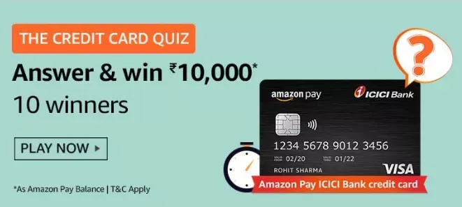 Amazon The Credit Card Quiz