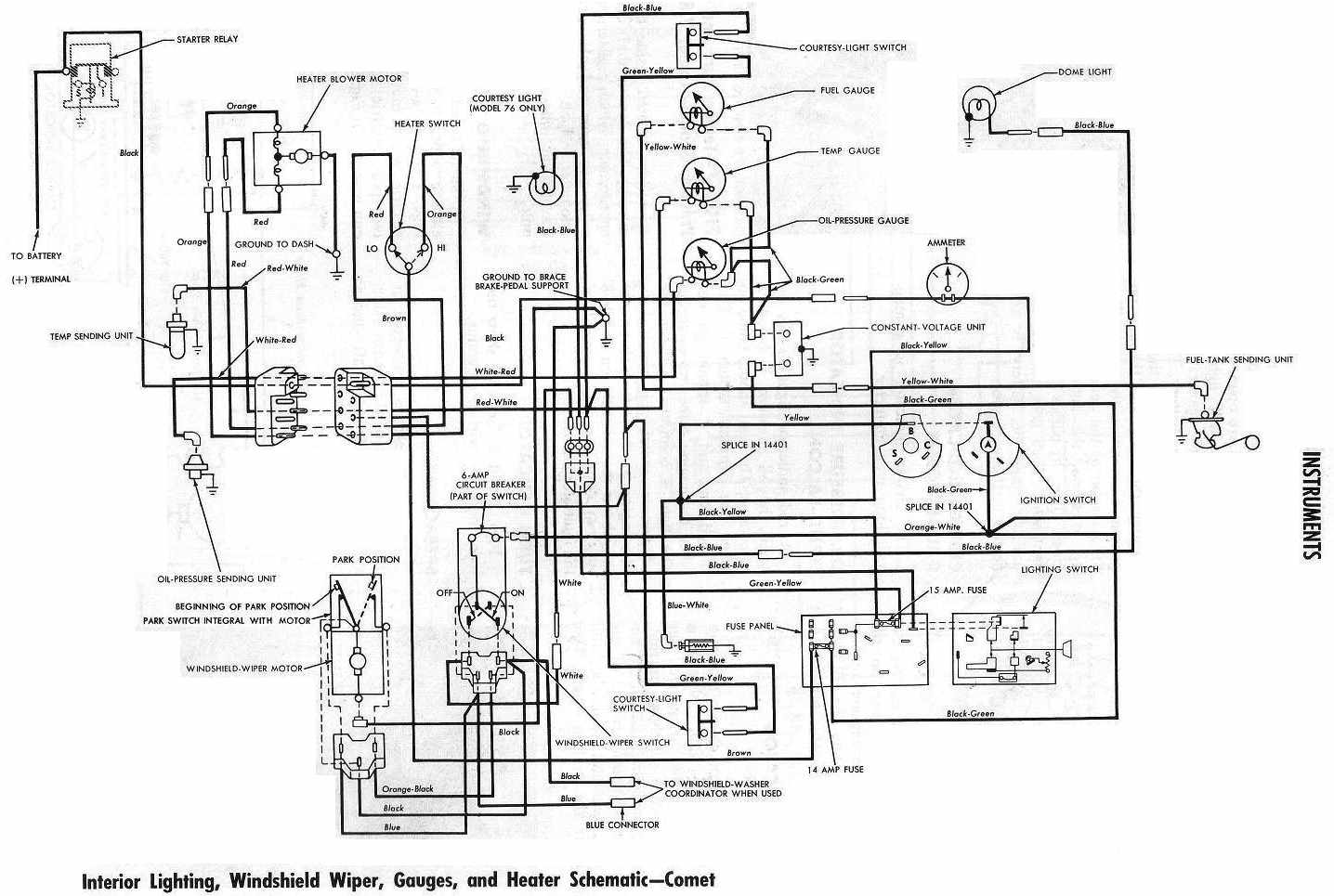 Mercury Outboard Wiring Schematic Diagram