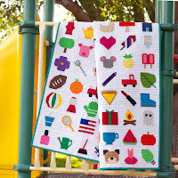 I Spy paper pieced quilt